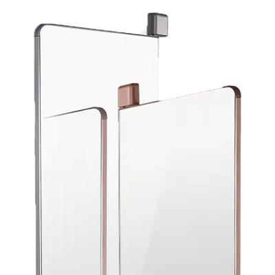 China Cheap and high quality modern 3.5mm thick glass aluminum frame rectangle mirror frame for sale