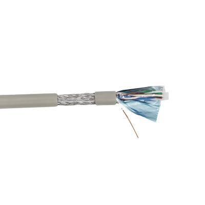 Cina Hot sale SFTP 100Mbps 155MHz cat5e network cable 8 cores 24awg utp outdoor network cable CAT5e 0.45mm in vendita