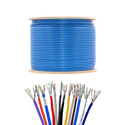 China Hot sale UTP1000Mbps 250MHz CAT6 cat6 network cable pvc full utp pvc 23awg copper wired network for sale