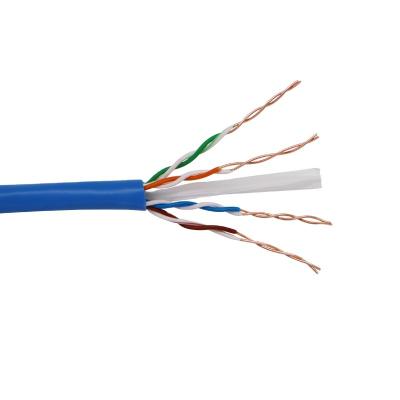 China hot sale high quality UTP CAT6 1000Mbps 250MHz network cable full 24 pass 23awg UTP cat6 cable lines 24-23awg for sale