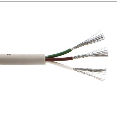 China 3*0.2mm2 24awg 3core 110v 220v 300v Full Signal Alarm Copper Control Telecom Power Cord RVV AVVR Flexible Line Cable Line Waterproof for sale