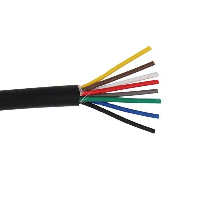 China Hot Sale RVV Telecommunication Flexible Power Cable 17awg 8core Machine Equipment Wire Full Copper Control Cable en venta