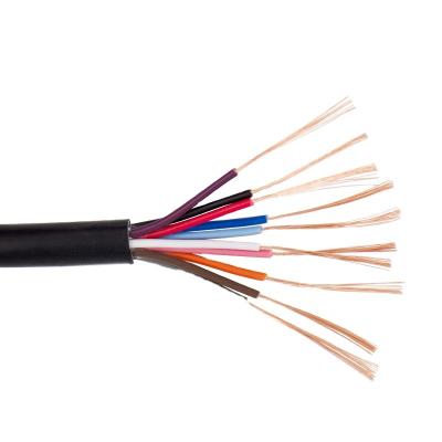 China Telecom factory sale 10core 0.12mm 26awg AVVR power signal control cable line machine equipment inside slack cable for sale