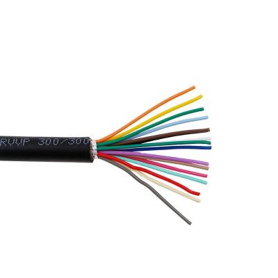 중국 HOT sale avvr 8 core electrical cable wire 0.12mm 26awg Rvvp 16c copper core cables for industrial RVVP16*0.12 판매용