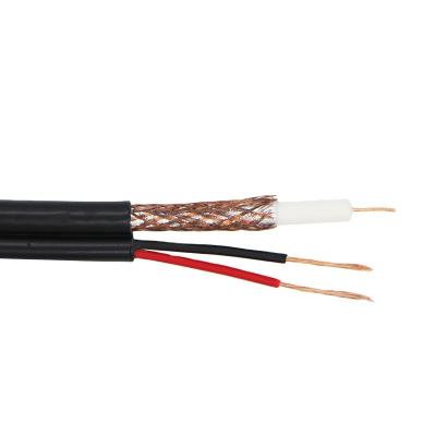 Cina Hot Selling Good Quality High Conductivity and Long Service Life RG59 WITH Power 2c 20awg 18awg KX6 DC CCTV Video Camera CABLE 0.75mm™; ² (18awg) in vendita