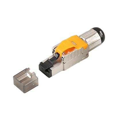 Κίνα TIA/EIA 568A/568B New 8P8c FTP Enumerating Plug Shielded Rj 45 Gold Plating Shield Rj45 Tool Cat8 CAT7 CAT6a Connector Free προς πώληση