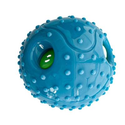 China Newest Stocked Puzzle Dog Toy Ball Pet Chew Toy TPR Interactive Pet Toy For Training for sale