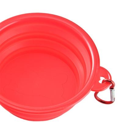 China Portable Cat Food Folding Travel Dog Bowl Pet Feeder Silicone Automatic Folding Dog Bowl Bowl for sale