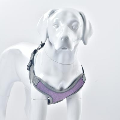 China Wholesale Reflective Pet Collar Adjustable Color Dog Chest Leash Collar Adjustable Pet Harness For Training for sale