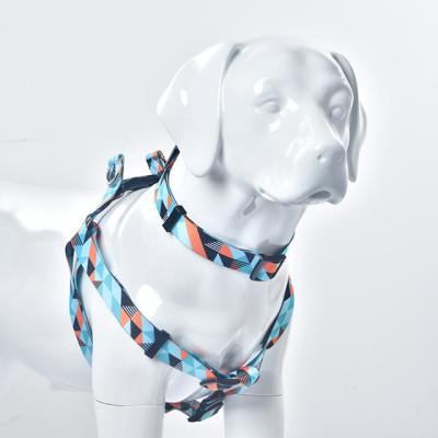 China Pet Collar Factory Wholesale Dog Chest Leash Collar Stocked Adjustable Pet Harness For Training Walking for sale