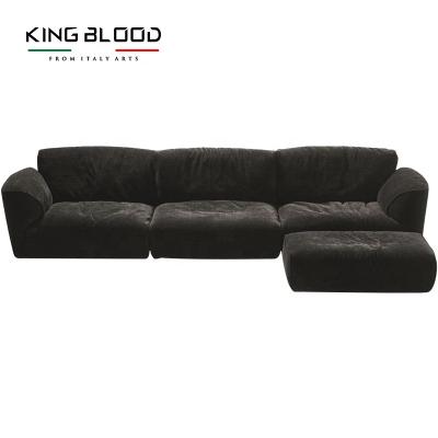 China 5 Star Modern Furniture Stretch Fabric Living Room Hotel Modular Sofa for sale