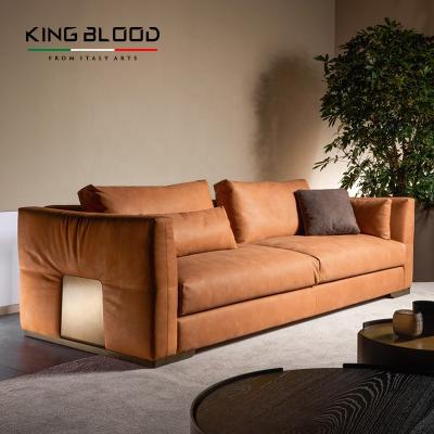 China Extendable Leather Sofa Scenographies With Luxury Price Furniture for sale