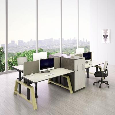 China Desks New Style Tall Workstation Height Adjustable Desk Sit Rack Table for sale