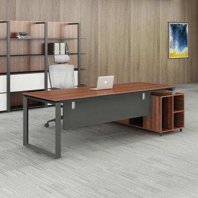 China Modern Executive Desk Panel Office Furniture Table Desk L Shaped Desk for sale