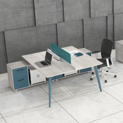 China Fine Workmanship Office Workstations Modular Office, 2, 4, 6 Person Office Separation Desk Face to Face Working Desk for sale