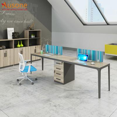 China Fine Workmanship Office Furniture Desks 2 Seater Modular Office Workstations for sale