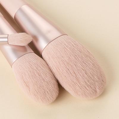 China Angular Blush 2022 Husheot Sale Makeup Brs Private Label Normal Size 11 Pieces Blush Powder Foundation Makeup Brush Set for sale