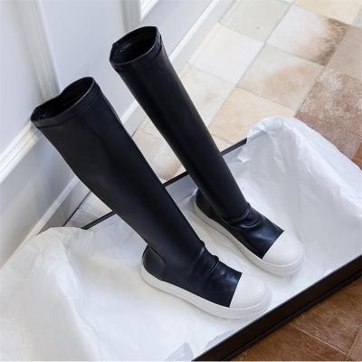 China Fashion Trend Autumn Winter Fashion Casual Mid Long Tube High Over The Knee Boots Platform Thick Soled Women's Boots for sale