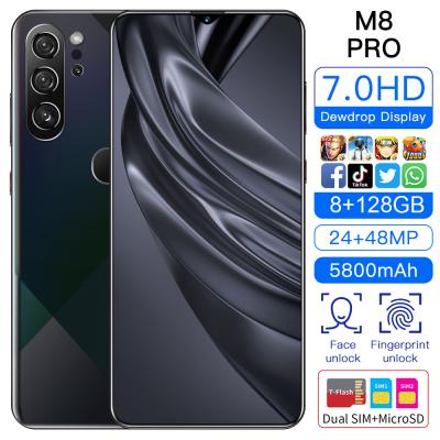 Κίνα M8 Pro Universal 5G Smartphones MTK-6899 Android 10.0 Mobile Phones10-Core 7.0 Inch HD Camera Cellphones προς πώληση