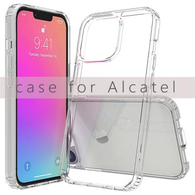 Китай Alcatel mobile phone case transparent anti-scratch, anti-vibration fashion simple mobile phone protective case продается