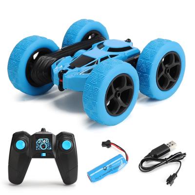 China 2021 NEW Remote Control Car Toy 4WD Stunt Double-sided Vehicle Toy Anti-falling Off-road Drift Car Toy for sale