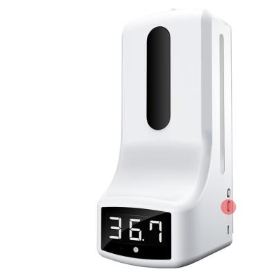 中国 Automatic Foaming Machine Smart Foaming Touchless Electronic Touchless Soap Dispenser Dry Stack Gel And Alcohol Dispenser With Infrared Thermometer 販売のため