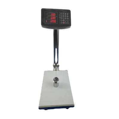 China Waterproof Platform Weighing Scale Stainless Steel Body Electronic Price Scale 150kg for sale