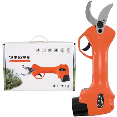 China Anti-skid Lightweight 25MM 16.8V Portable Cordless Scissors Handle Secateur Electrique Pruner Shear Rechargeable Electric Pruner for sale