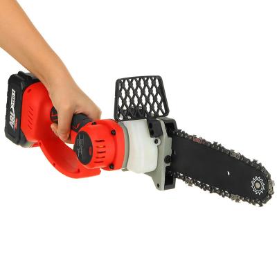 China Factory Supply Anti-Slip 8 Inch Mini Electric One-Hand Chainsaw For Portable Handheld Tree Cutting for sale