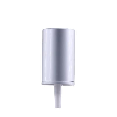 China Non Spill 20/410 Silver Matte Custom Color Aluminum Material Cream Lotion Pump for sale