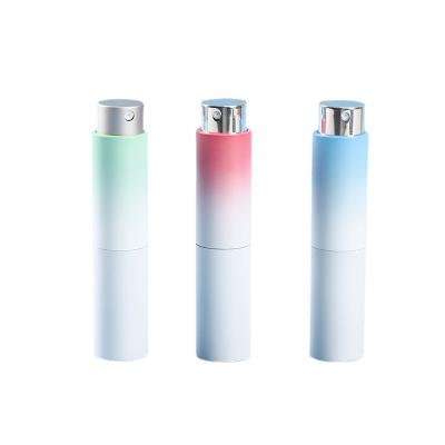 China Wholesale Custom Aluminum Spill Gradient 8ml Bottle Mini Portable Atomizer Bottle Travel Refillable Non Scent Pen Spray for sale