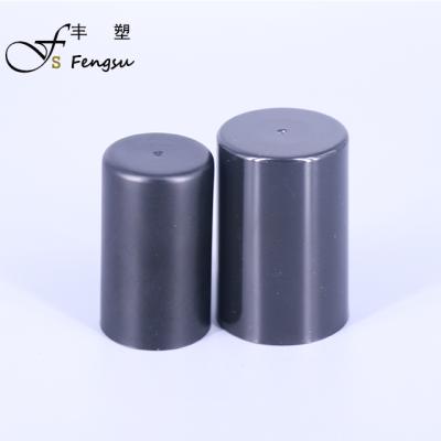 China Non Spill Custom High Quality Black Plastic And Aluminum Caps For Pump Sprayers for sale