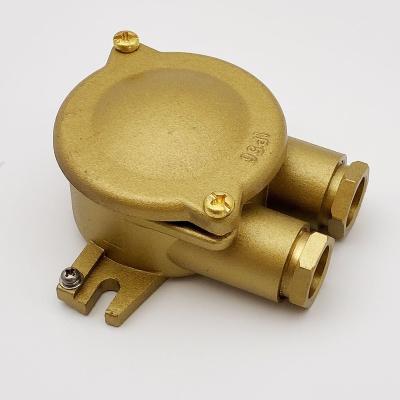 China IP56 10A/16A Marine Brass Junction Box 1150 JXH202 140*110 for sale