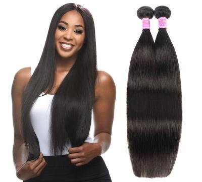 China Straight Body Wave Hair Bundles Bone Straight Hair 30 Inch Virgin Brazilian Weave Extensions Natural Color for sale