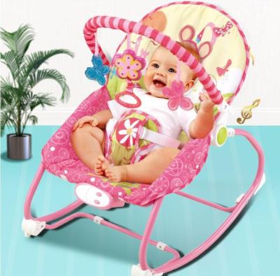 China New Product Modern Safety Swing Rocking Chair With Music Soft Baby Bouncer Chair for sale