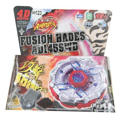 China Funny Spinning Top Bayblades child burst flight booster full set. Random 9 Metal Combat BB123 Fusion Hades AD145SWD for sale