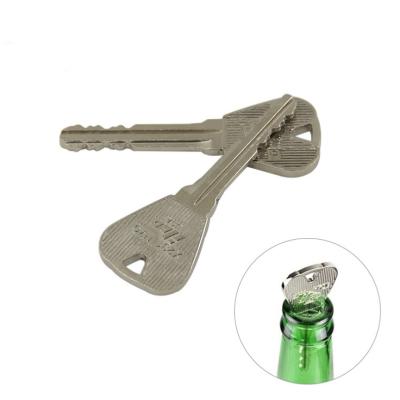 China New Beginner's Toy Folding Key Thru Bottle Magic Trick Or Magic Joke Toy Easy To Play Ring Penetration Magic Trick Props for sale