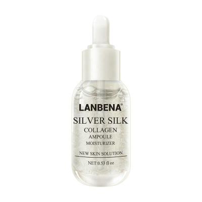 China LANBENA Collagen Ampoule Silver Silk Serum Whitening Pore Tightening Repairing Revitalizing Moisturizing Nourishing Anti Aging Skin Care for sale