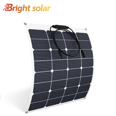 China Bright 50w 18V Solar Panel 18V Solar Flexible Camping 610*510*6mm for sale