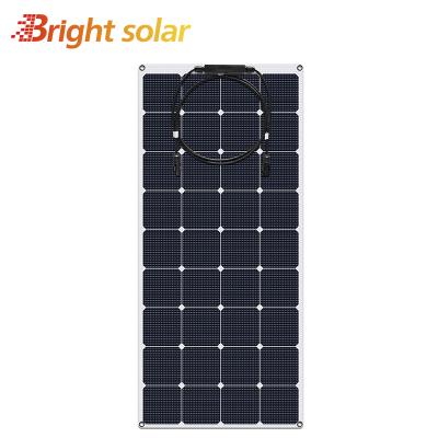 China Bright 120w 18V Solar Panel 18V Flexible Solar Camping 156.75mmx156.75mm for sale