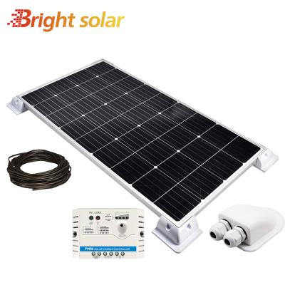 China RV Solar Panel Kit 100w 18v RV ABS Frame Kit For RV Caravan for sale