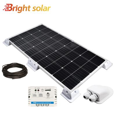 China RV Solar Panel Kit 100w 18v RV ABS Frame Kit For RV Caravan for sale