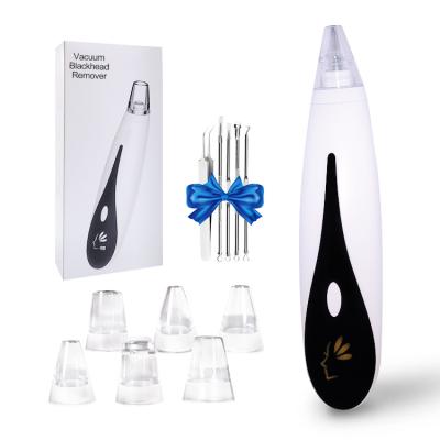 China Micro Electric Pore Remover Acne Treatment Suction Dermabrasion Vacuum Nose Strip Blackhead Remover Beauty Machine for sale