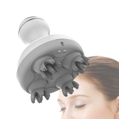 China Waterproof Handheld Electric Vibration Massager Hair Shampoo Kneading Vibration Relax Head Scalp Massage for sale