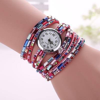 China Latest Non-Specific Price Good Girl Hand Watch Colorful Luxury Women Wristwatches for sale