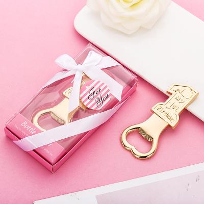 China Viable 1st Birthday Party Favors Baby Shower Bottle Opener Baby Shower Favors Decorations Boy Baby Shower Supplies for sale