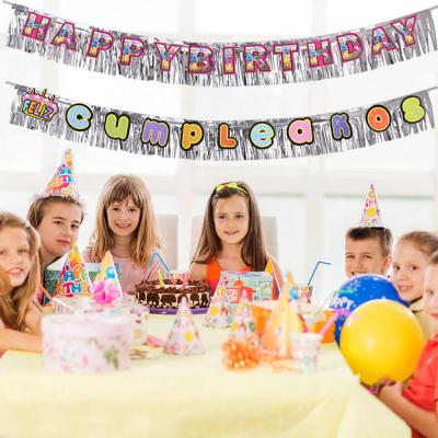 China Happy Birthday Banner Birthday Decorations Party Supplies, Colorful Birthday Decorations, Happy Birthday Banner for sale