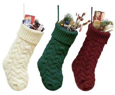 China Sustainable Classic Christmas Knit Stockings 18