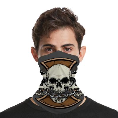 China Funny Skeleton Skull Balaclava Ghost Bandana Motorcycle Cycling Full Face Airsoft UV Protective Halloween Paintball for sale