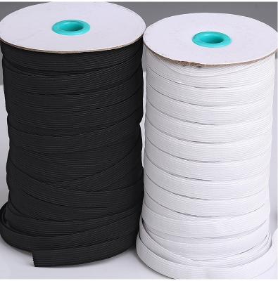 China 100 Yards Rubber Band Elastic 1/4 Inch Width Braided White Elastic Cord For DIY Sewing Crafts, Bedspread, Cuff for sale